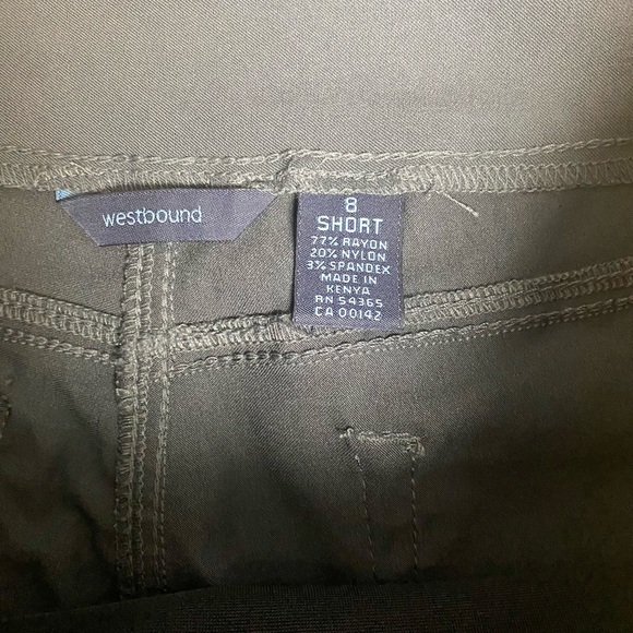 SOLD! Westbound the PARK AVE fit Mid Rise Straight Leg Pull-On Pants - Picture 10 of 10